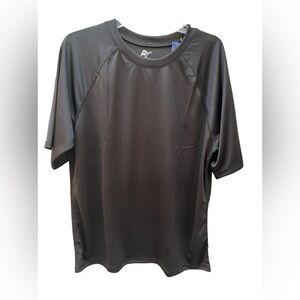 NWT Black Short Sleeve Okanu Swim Short Size Large